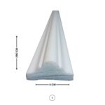 ⁦Super Magic Skirting, Size 4 cm⁩ - الصورة ⁦2⁩