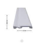 ⁦Super Magic Skirting ,10cm size⁩ - الصورة ⁦2⁩